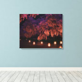 Sakura (Nacht) Leinwanddruck (Insitu (Holzboden))