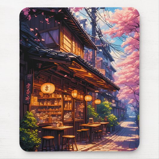 Sakura no Machikado - Kirschblütenstraße Mousepad (Vorne)