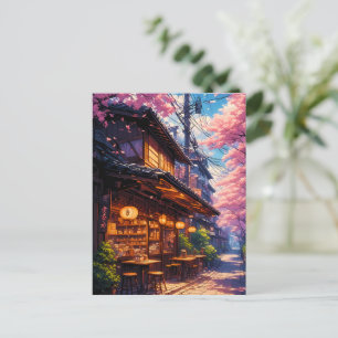 Sakura no Machikado - Kirschblütenstraße Postkarte