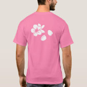 Sakura or Japanese Cherry Blossom Kanji T-Shirt (Rückseite)