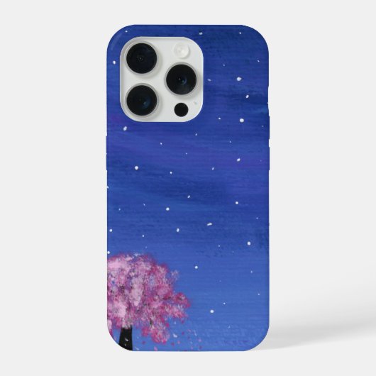 Sakura Painting Phone Case iPhone Hülle (Rückseite)