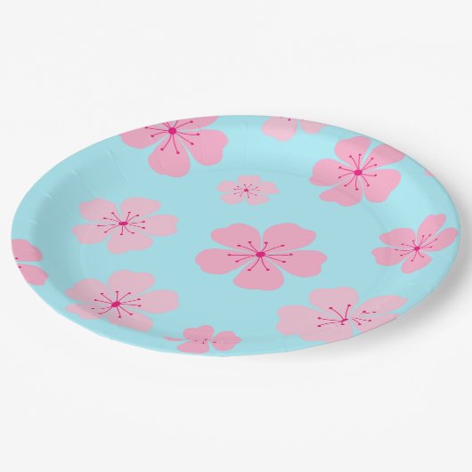 Sakura Pappteller (Schrägansicht)