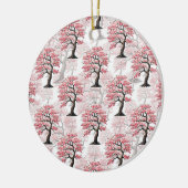 Sakura Pink Cherry Blossom Baumdesign Keramik Ornament (Links)