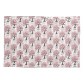 Sakura Pink Cherry Blossom Baumdesign Kissenbezug (Rückseite)