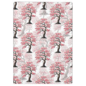 Sakura Pink Cherry Blossom Baumdesign Klemmbrett (Rückseite)