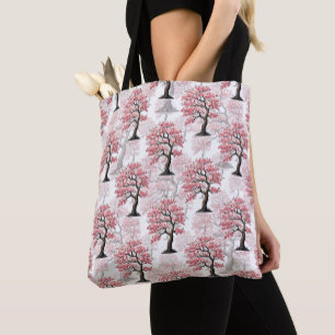 Sakura Pink Cherry Blossom Baumdesign Tasche