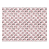 Sakura Pink Cherry Blossom Baumdesign Tischdecke (Vorderseite (Horizontal))