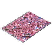 Sakura Pink Cherry Blossom Sky Notizblock (Linke Seite)