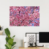 Sakura Pink Cherry Blossom Sky Poster (Heimbüro)