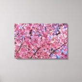 Sakura Pink Cherry Blossom Sky Poster Leinwanddruck (Vorderseite)