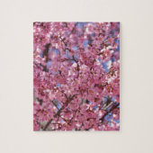 Sakura Pink Cherry Blossom Sky Puzzle (Vertikal)