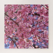 Sakura Pink Cherry Blossom Sky Puzzle (Horizontal)