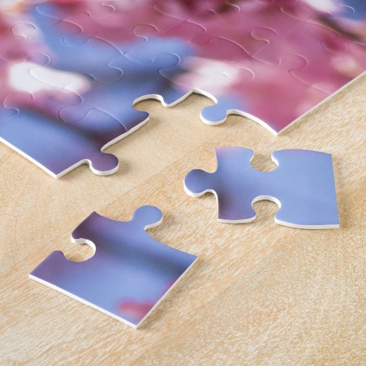 Sakura Pink Cherry Blossom Sky Puzzle (Seite)