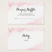 Sakura Pink Watercolor Kinderdusche Windelwanne Wi (Vorne & Hinten)