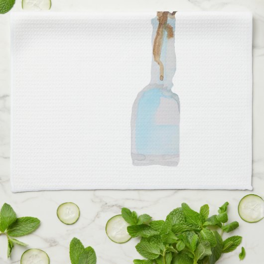 Sakura pinkfarbene Kirschblüte Geschirrtuch (Gefaltet)