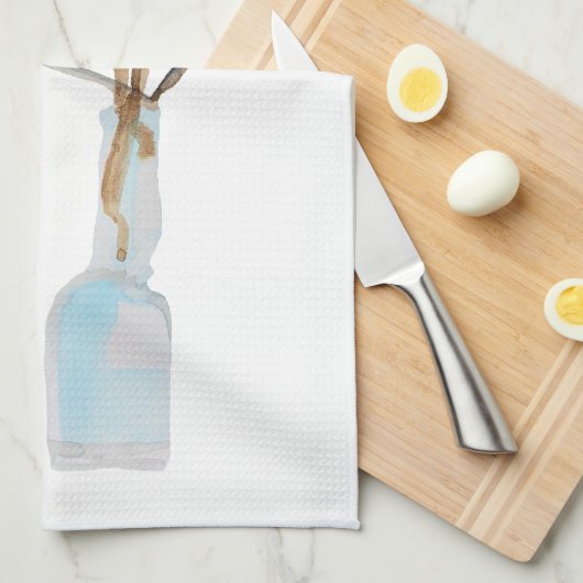 Sakura pinkfarbene Kirschblüte Geschirrtuch (Viertel Falte)