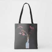 Sakura pinkfarbene Kirschblüte Tasche (Vorderseite)