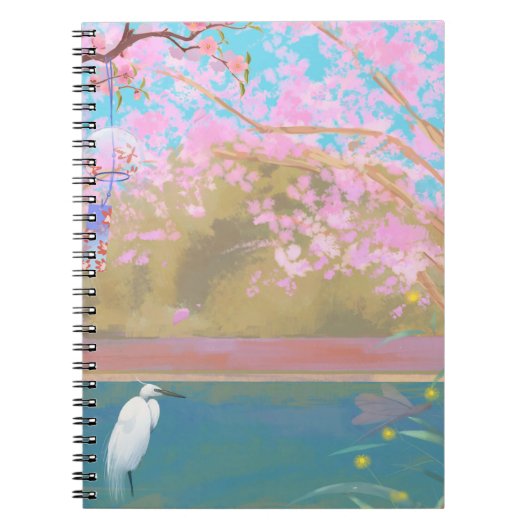 "Sakura Pond" Notizblock (Vorderseite)