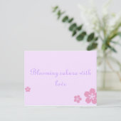 Sakura poscard postkarte (Stehend Vorderseite)