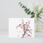 Sakura Postcard Postkarte (Stehend Vorderseite)
