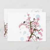 Sakura Postcard Postkarte (Vorne/Hinten)