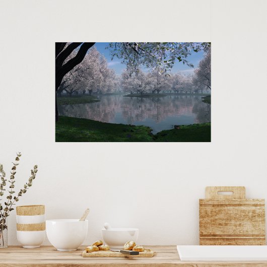 Sakura Poster (Küche)