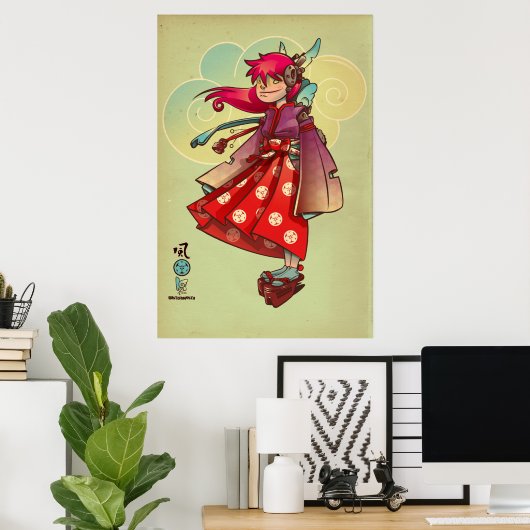 Sakura Poster (Heimbüro)