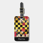 Sakura Prüfmuster Gepäckanhänger (Vorderseite vertikal)