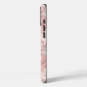 Sakura-Rosa-Blütenmuster Case-Mate iPhone Hülle (Rückseite / Links)