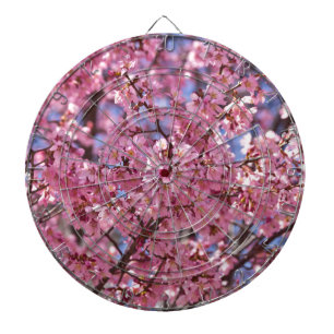 Sakura Rosa Kirschblütenhimmel Dartscheibe