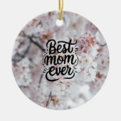 Sakura Rosa Wählen Sie eine andere Mama Keramik Ornament (Vorne)