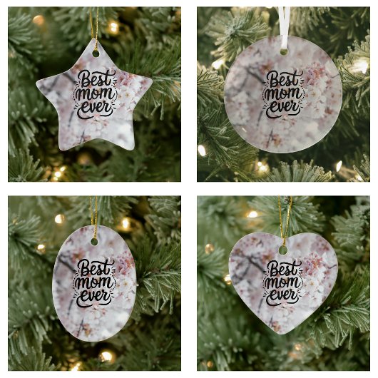 Sakura Rosa Wählen Sie eine andere Mama Keramik Ornament