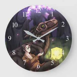 Sakura Saison Große Wanduhr