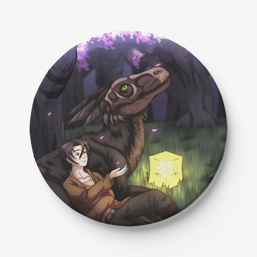 Sakura Saison Pappteller (Vorderseite)