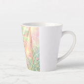 Sakura Samurai japanische Latte-Tasse Milchtasse (Rechts)