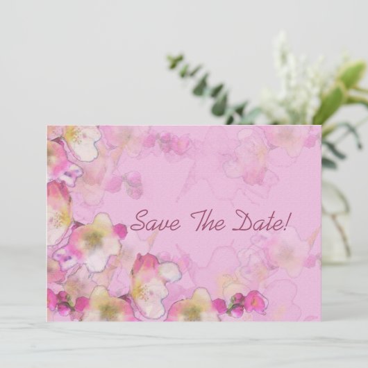 Sakura Save the Date (Stehend Vorderseite)