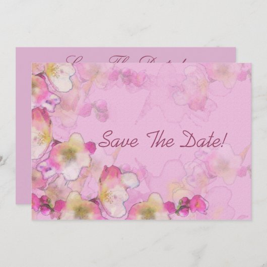 Sakura Save the Date (Vorne/Hinten)