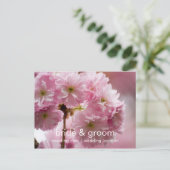 Sakura ・ Save the Date Postkarte (Stehend Vorderseite)