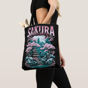 Sakura-Schutzgebiet Japanischer Garten Tasche
