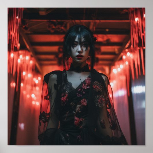 Sakura Serenity fesselt japanische Schönheit Poster (Vorne)