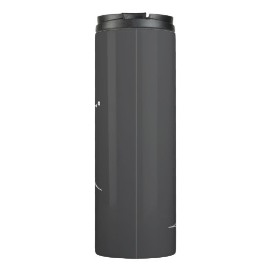 Sakura Serenity: Kimono Woman Thermal Tumbler Thermosbecher (Rückseite)