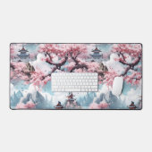 Sakura Serenity Temple Desk Mat Schreibtischunterlage (Tastatur & Maus)
