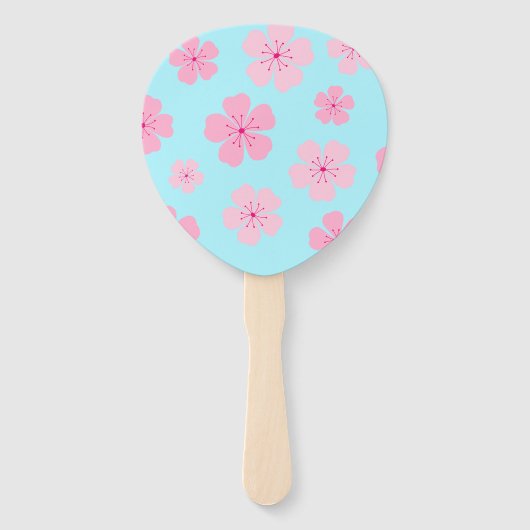 Sakura Set von Fans Fächer (Rückseite)