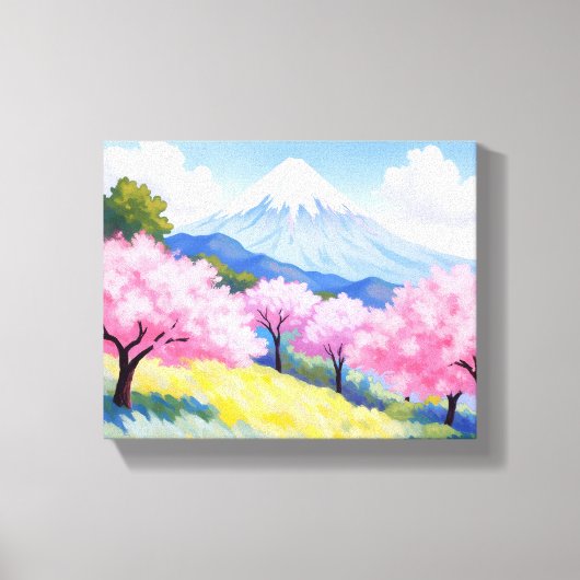 Sakura Spring Canvas Print Leinwanddruck (Vorderseite)