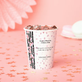 Sakura Spring Cherry Blossoms Babydusche Pappbecher