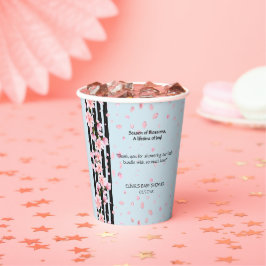 Sakura Spring Cherry Blossoms Babydusche Pappbecher