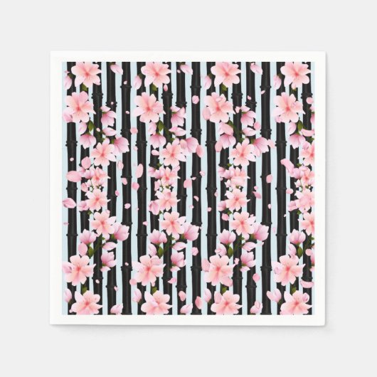 Sakura Spring Cherry Blossoms Babydusche Serviette (Vorderseite)