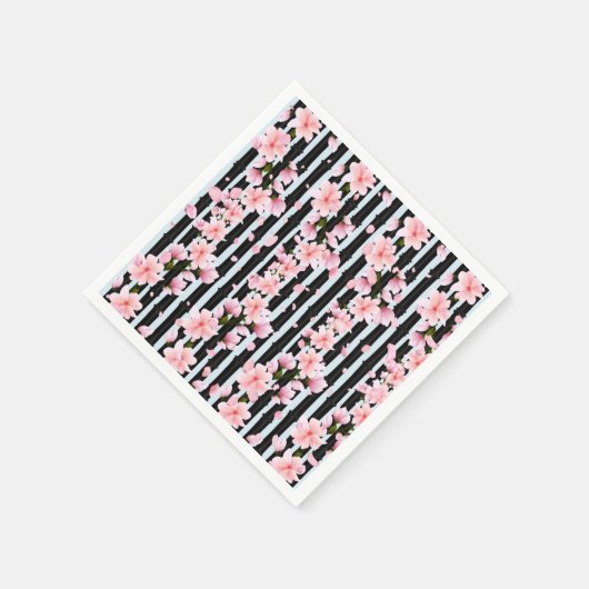 Sakura Spring Cherry Blossoms Babydusche Serviette (Ecke)