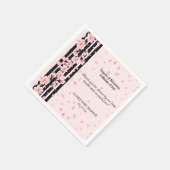 Sakura Spring Cherry Blossoms Babydusche Serviette (Ecke)