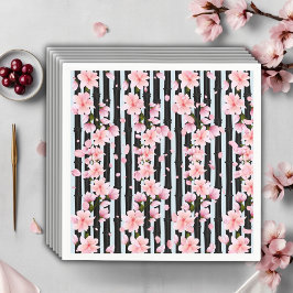 Sakura Spring Cherry Blossoms Babydusche Serviette